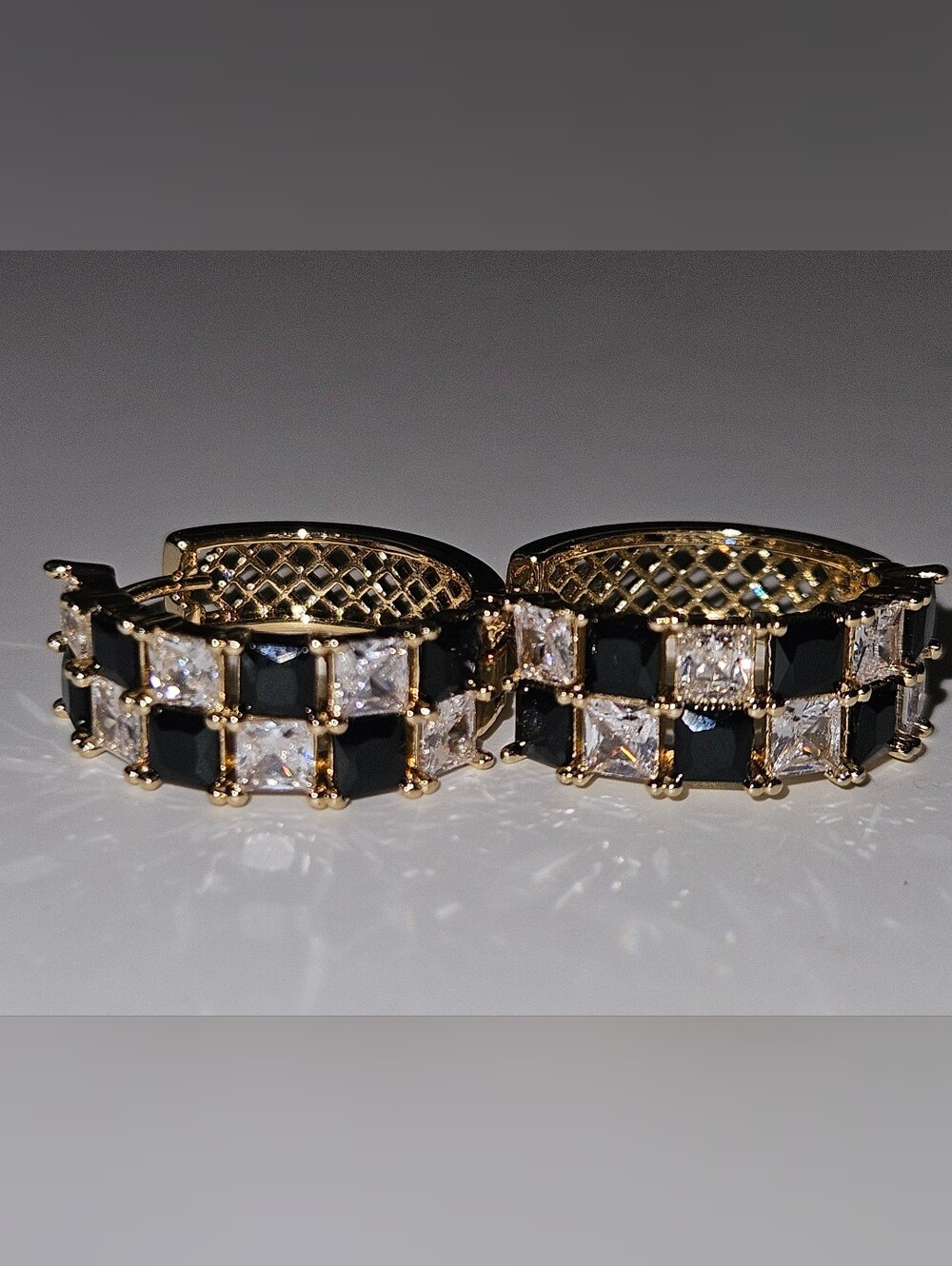 Midnight Checkmate Hoops - Picture 4 of 6